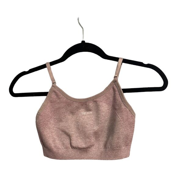 Gymshark Mauve Sports Unpadded Sports Bra Size Small - Picture 1 of 4